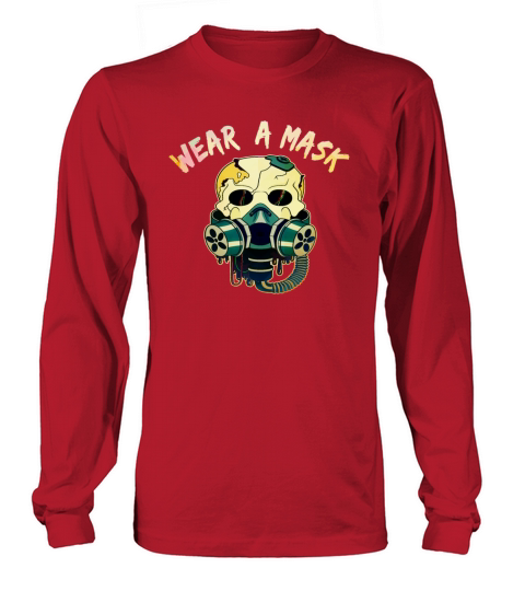Gasmask Skull Horror gas mask gift japan Long sleeved Unisex