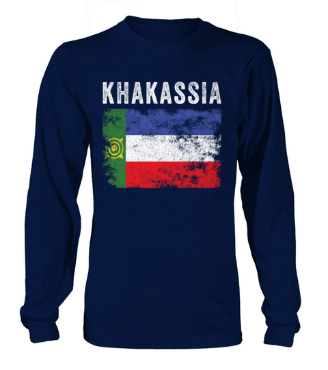 Khakassia Flag Distressed - Khakas Flag Long sleeved Unisex