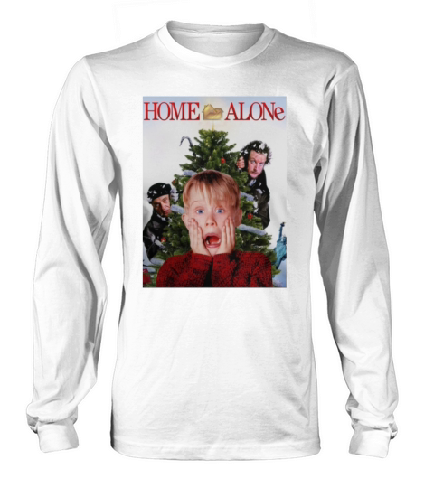 Macaulay Culkin Home Alone Kevin McCallister Christmas shirt Long sleeved Unisex