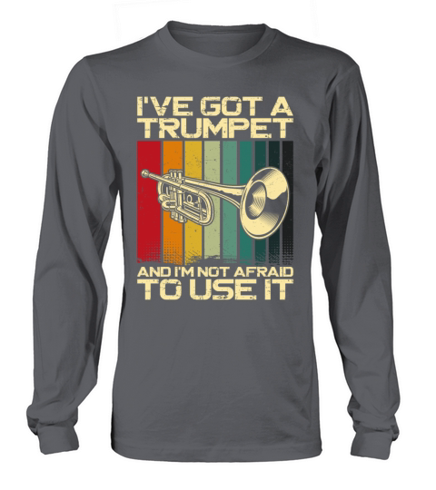 Trumpet Player Vintage Retro Ive Long sleeved Unisex