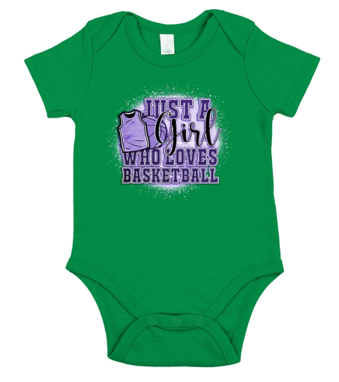 Basketball Lover Women Gift Just A Girl Who Loves Short Sleeve Baby One-Piece