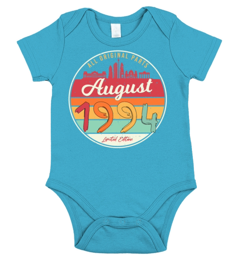 Born August 1994 Short Sleeve Baby One-Piece