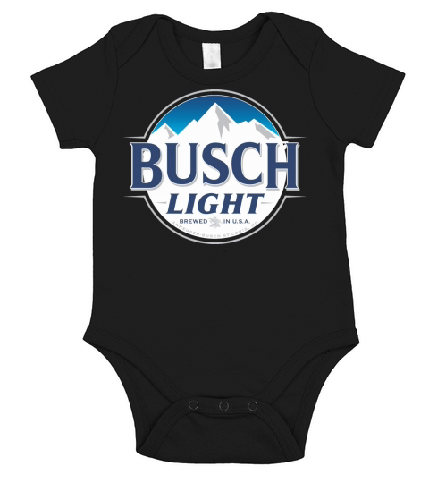 busch light beer logo - Ladies Flowy Tank Short Sleeve Baby One-Piece