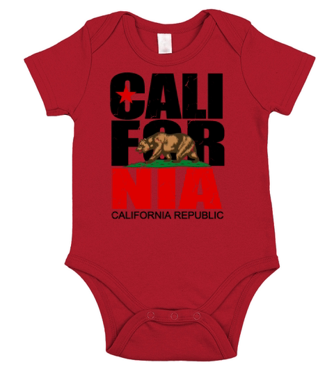 California - Baby Onesie Short Sleeve Baby One-Piece