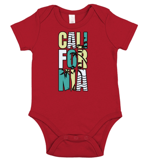 California State Souvenir The Golden State Short Sleeve Baby One-Piece
