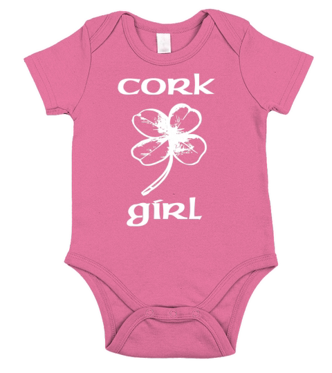 Cork Girl Irish For Women &amp;amp; Kids Black Youth Short Sleeve Baby One-Piece