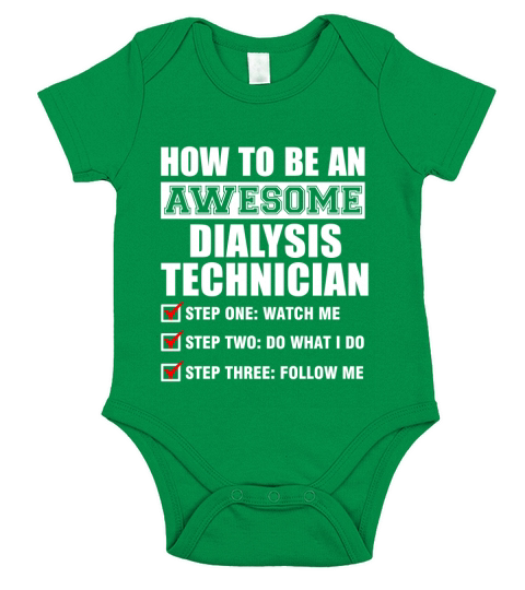 Dialysis Technician Short Sleeve Baby One-Piece