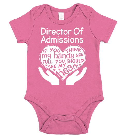 Director Of Admissions FFull Hand Short Sleeve Baby One-Piece