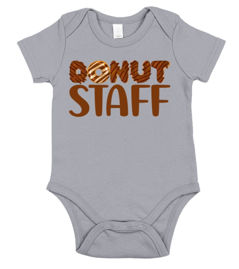 Donut Staff Doughnut Maker Baker Chef Chocolate Short Sleeve Baby One-Piece