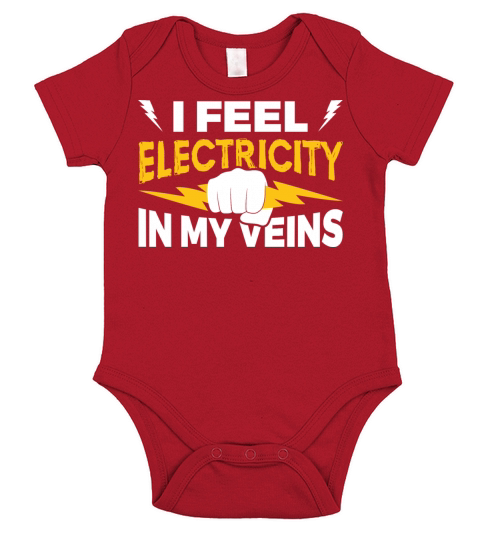 Electrician Short Sleeve Baby One-Piece
