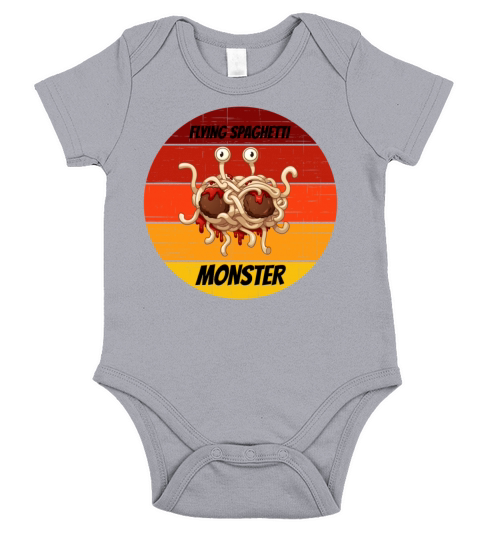 flying spaghetti monster for people who believe in Short Sleeve Baby One-Piece