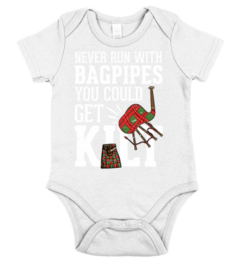How To Wear The Kilt Art For Tartan Kilt Bagpiper Short Sleeve Baby One-Piece