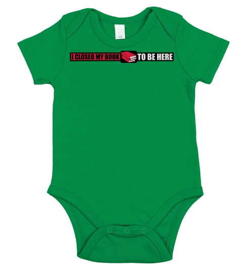 I closed my book Short Sleeve Baby One-Piece