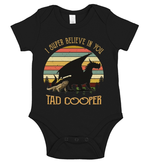 I super believe in you Tad Cooper vintage Short Sleeve Baby One-Piece