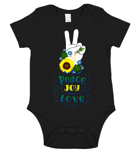 International Day of Peace Short Sleeve Baby One-Piece