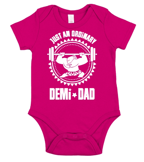 Just an ordinary Demi-Dad Moana Maui Themed Shirt - Great Birthday Gifts Christmas Gifts Short Sleeve Baby One-Piece