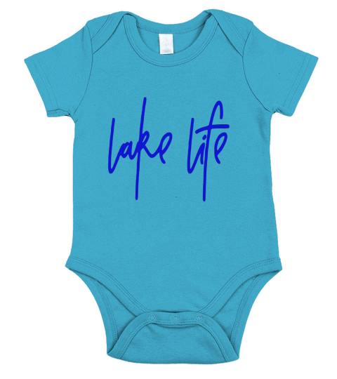 lake life Short Sleeve Baby One-Piece