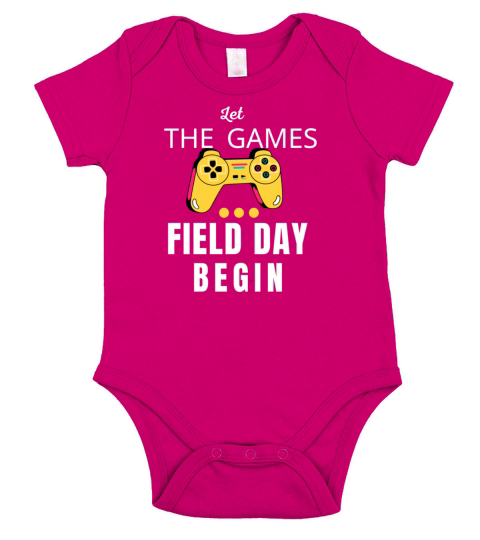 Let The Games Field Day Begin Short Sleeve Baby One-Piece