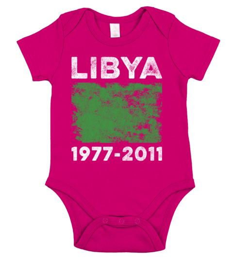 Libya 1977-2011 Flag Vintage Libyan Flag Short Sleeve Baby One-Piece