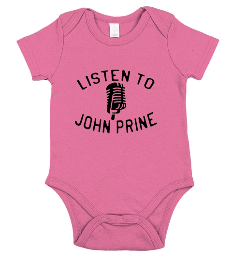 Listen to John Prine Short Sleeve Baby One-Piece