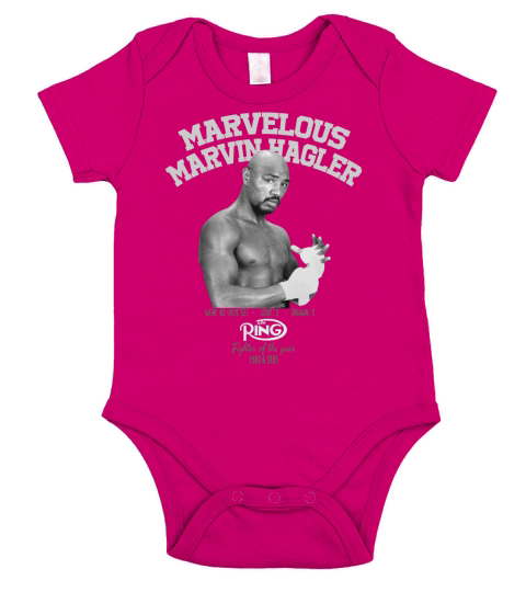 MARVELOUS MARVIN HAGLER T-SHIRT Short Sleeve Baby One-Piece