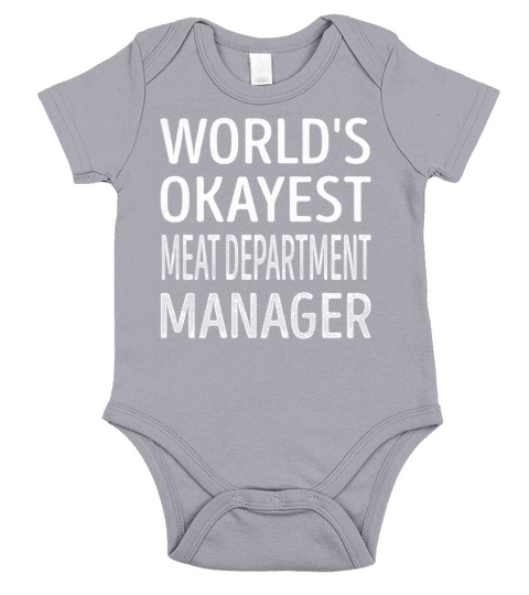 Meat Department Manager Short Sleeve Baby One-Piece