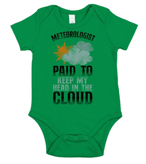 Meteorologist Weather Forecast Short Sleeve Baby One-Piece