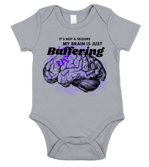 My Brain is buffering Short Sleeve Baby One-Piece
