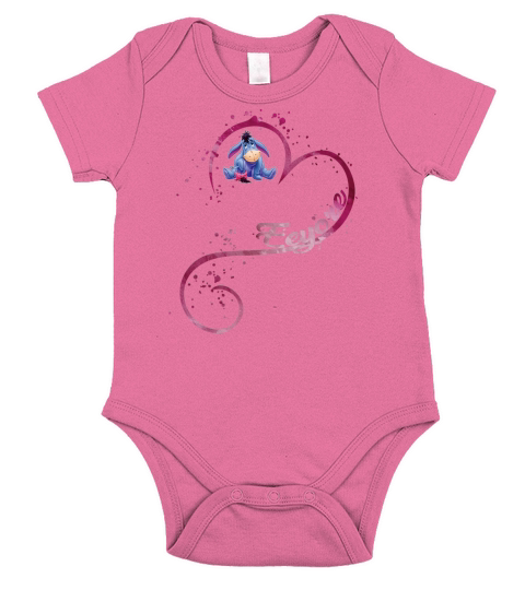 My Heart EEyore Short Sleeve Baby One-Piece