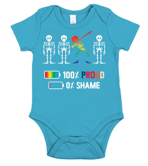 No Shame Full Pride Energy Short Sleeve Baby One-Piece