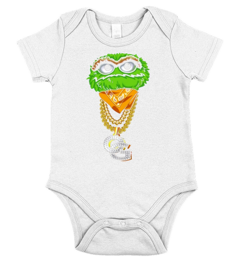 ORIGINAL OG OSCAR THE GROUCH GANGSTER Short Sleeve Baby One-Piece