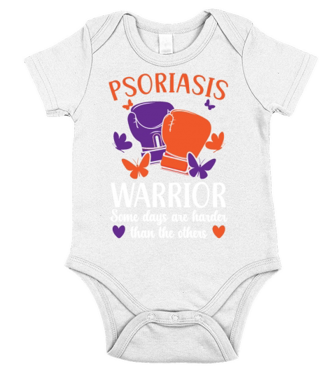 Psoriasis Warrior Skin Disease Psoriasis Awareness Short Sleeve Baby One-Piece