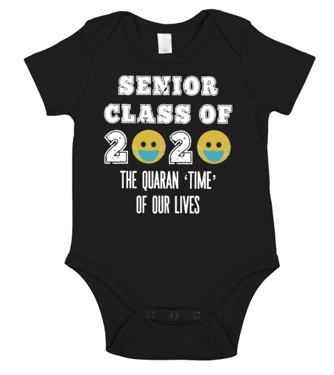 Quarantine Senior Class 2020 Graduation Short Sleeve Baby One-Piece