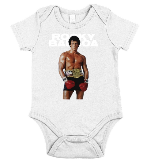 Rocky Short Sleeve Baby One-Piece