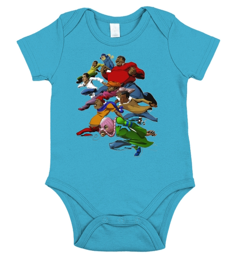 shirt Fat Albert and the Gang Ready for battle Short Sleeve Baby One-Piece
