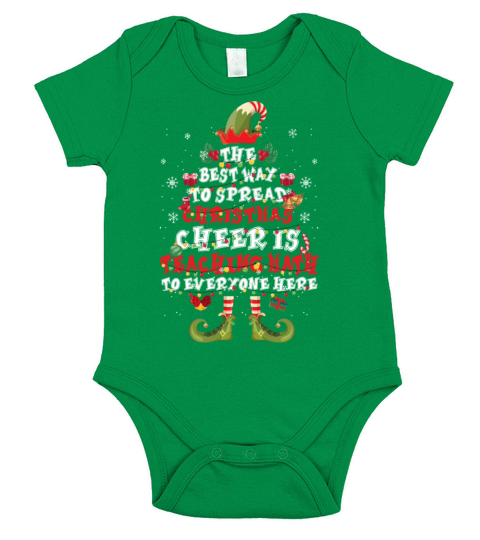The Best Way To Spread Christmas Cheer Is Teaching Short Sleeve Baby One-Piece