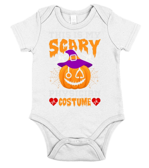 This Is My Scary Physician Halloween Costume Short Sleeve Baby One-Piece