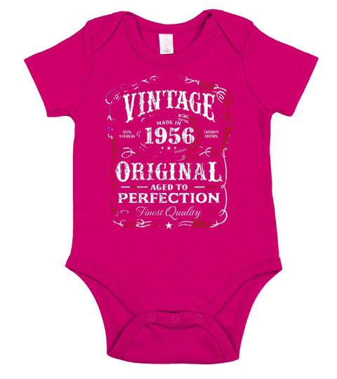 Vintage Made In 1956 Short Sleeve Baby One-Piece