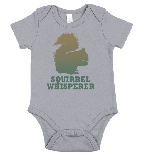 Vintage squirrel whisperer Short Sleeve Baby One-Piece