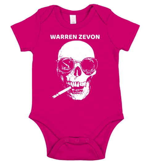 Warren Zevon Tshirt Short Sleeve Baby One-Piece