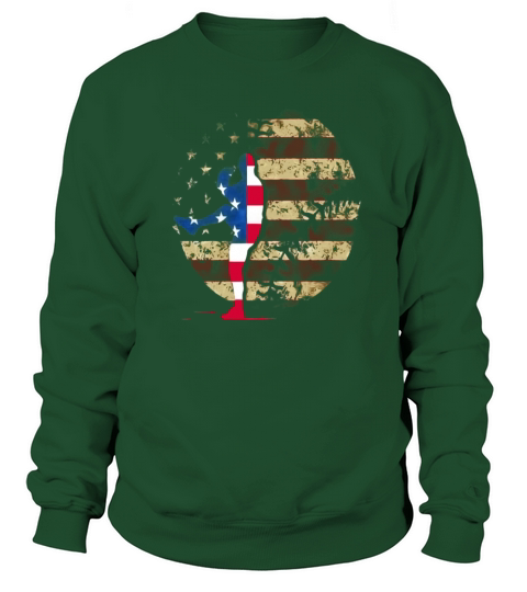 Baseball America Flag TShirt Sweatshirt Unisex