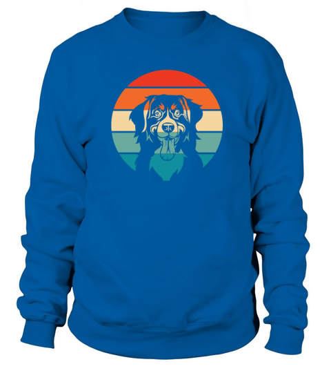 Bernese Mountain Dog Retro Vintage Sweatshirt Unisex
