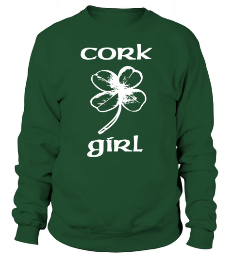 Cork Girl Irish For Women &amp;amp; Kids Black Youth Sweatshirt Unisex