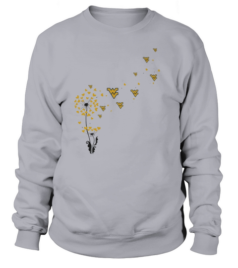 Dandelion Flower West Virginia Mountaineers Logo shirt Sweatshirt Unisex