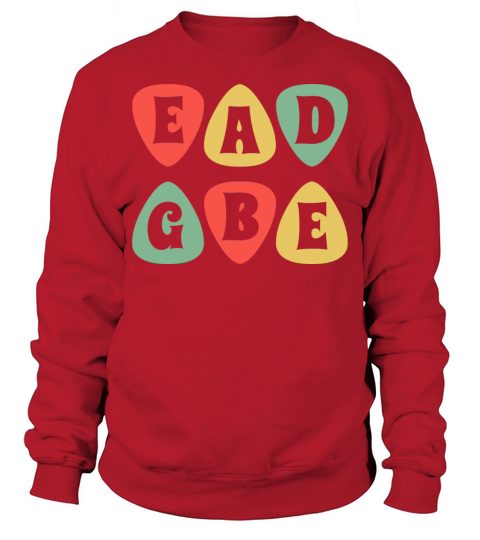 EADGBE Guitar Tuning - Vintage Musician Guitarist Sweatshirt Unisex