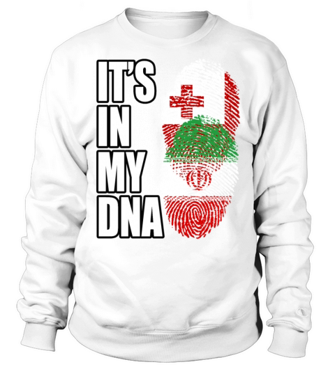 Tongan And Iranian Mix Heritage DNA Flag Sweatshirt Unisex