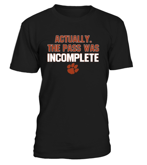 Actually The Pass Was Incomplete shirt - Unisex Long Sleeve T-Shirt Unisex