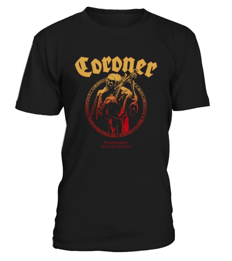 Coroner  Punishment for decadence album tshirt T-Shirt Unisex