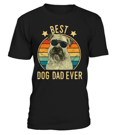 Mens Best Dog Dad Ever Soft Coated Wheaten Terrier Fathers Day T-Shirt T-Shirt Unisex