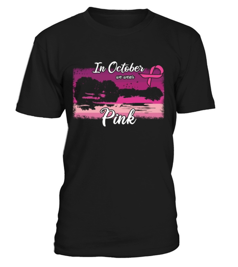 October Wear Pink Awareness Breast Cancer T-Shirt Unisex